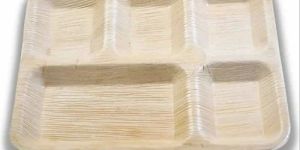 12 Inch 5 CP Areca Palm Leaf Plate