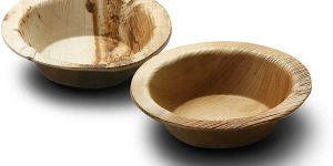 4 Inch Round Areca Leaf Bowl