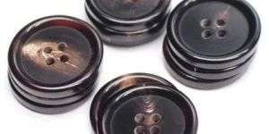 16mm Ox Buffalo Horn Button