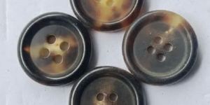 21mm Ox Buffalo Horn Button