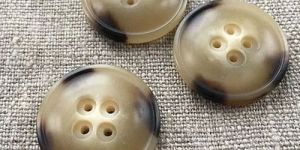 31mm Ox Buffalo Horn Button