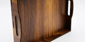 Rustic Handcrafted Wooden Serving Tray
