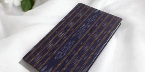 Violet Crimson Ikkat Handcrafted Journal