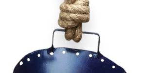 Navy Blue Evil Eye Bell