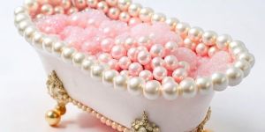Pearl Embellished Decorative Storage Tray