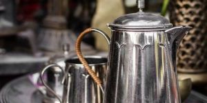 Stainless Steel Coffee Pot Serving Set