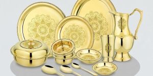 Pure Brass Dinner Set