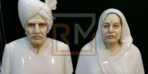 White Marble Human Statue