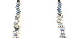 NK 15333 Blue Glass Bead Necklace