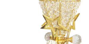 Urn Winged Crystal Trophy