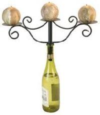 Wrought Iron Candle Holders