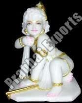 Marble Ladu Gopal Statue