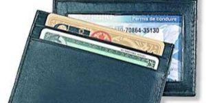 Horizontal Leather Badge Holders