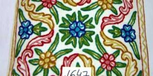 Multicolor Floral Velvet Cushion Cover