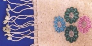 Silk Pashmina Embroidered Shawl