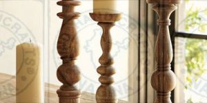Wooden Candle Holders