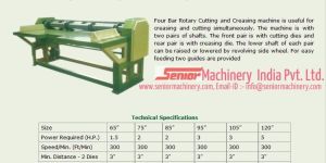 4 Bar Rotary Creasing & Cutting Machine