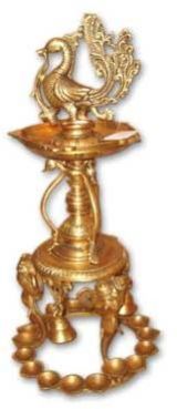 Brass Oil Lamp