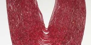 Ruby Beaded Necklace