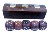 Wooden Dice Box