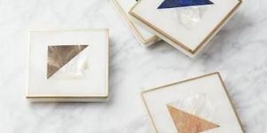 Inlay Brass Coasters