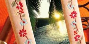 Embroidered Photo Frame