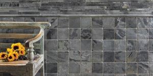 Silver Grey Slate Stone