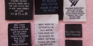 Wash Care Labels