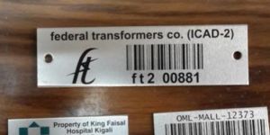 Aluminum Barcode Labels