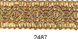 Golden-silver (jari) Lace 2487