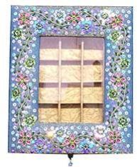 Moti Work Single Photo Frame
