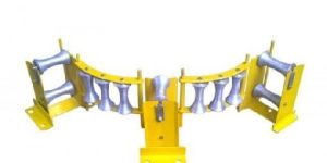 Six Vertical Steel Rollers