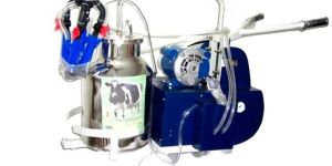 Electric Motor Operated Single Bucket Milking Machine