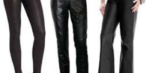 Ladies Leather Trousers
