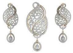 Diamond Pendant Set