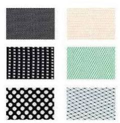 Industrial Net Embroidered Fabric