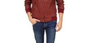 Mens Hard Leather Jacket