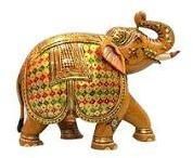 Wooden Elephant Statue