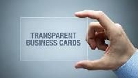 Transparent Business Card