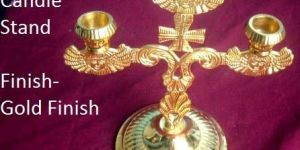 Brass Handcrafted Candle Stand