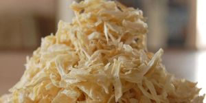 Dehydrated White Onion Ring Slices