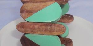 Green Wooden Bracelet