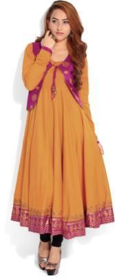 Solid Casual Anarkali Kurti