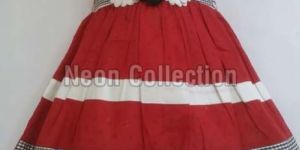 Cotton Girls Frocks (18X32 CM)
