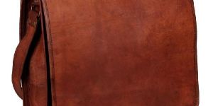 Leather Messenger Bag
