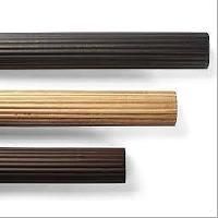 Wood Finished Curtain Rods