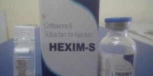HEXIM-1.5g Inj (ceftriaxone + sulbact)