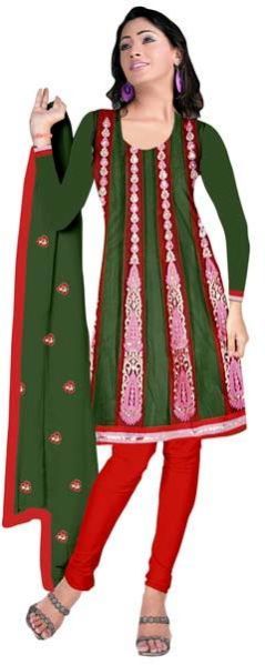 Florence Green Net Salwar Suit