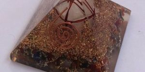 Mix Chakra Stone Orgone Pyramid
