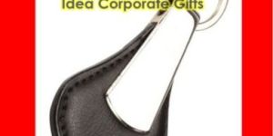 Metal Leather Keychian